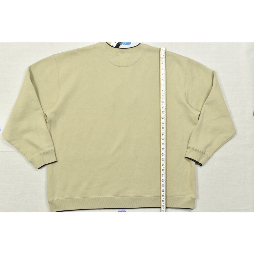 Croft & Barrow XXL Legends Outfitters Tan Embroidered Lab Dog Fleece Sweatshirt - Picture 2 of 8